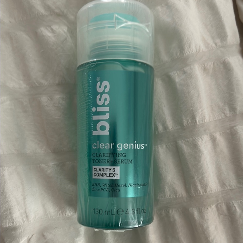 Bliss Clear Genius Clarifying Toner + Serum - Blue